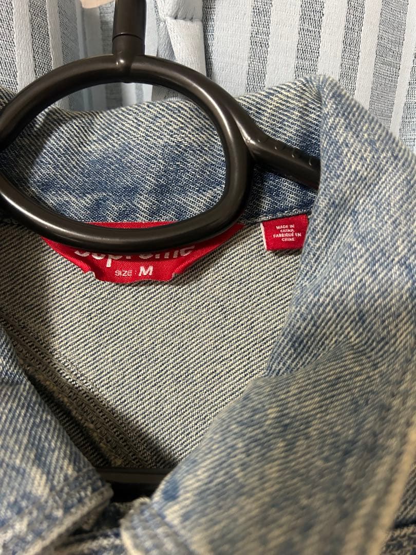 ジャケット・アウター Supreme S Logo Denim Trucker Jacket M