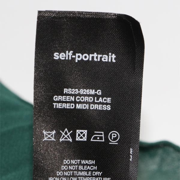 桃*子様 セルフポートレイト ティアード ワンピース プリーツ レース UK8