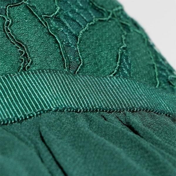 桃*子様 セルフポートレイト ティアード ワンピース プリーツ レース UK8