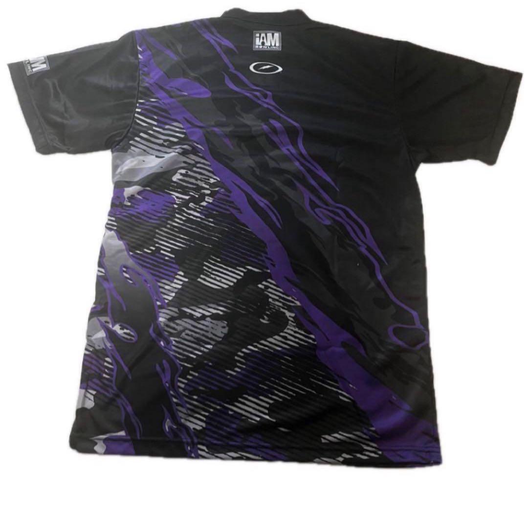 【米国輸入品】ストーム　ボウリングウェア　ブラック×パープル（日本サイズM相当）