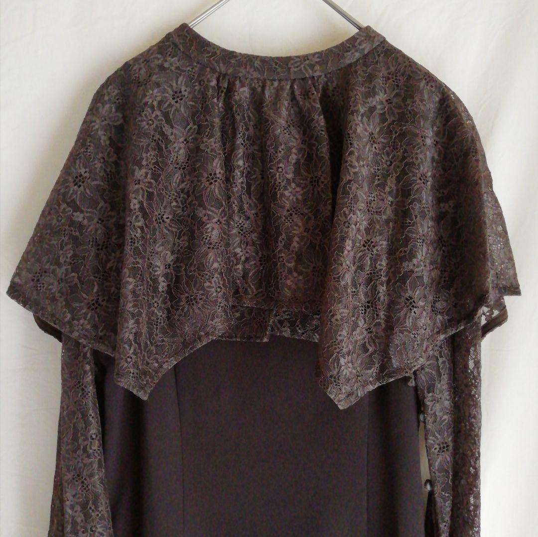 ANDRESD/niana ケープドレス 結婚式 ロングワンピース オケージョン