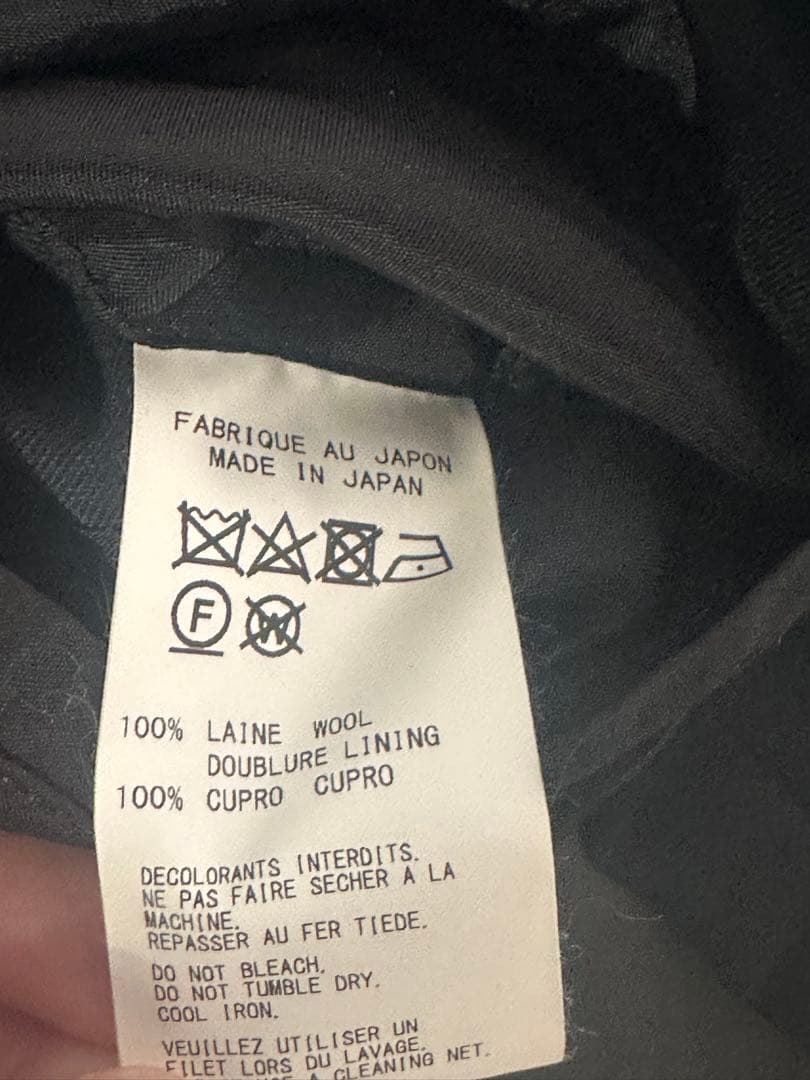 Yohji Yamamoto POUR HOMME ノーカラージャケット