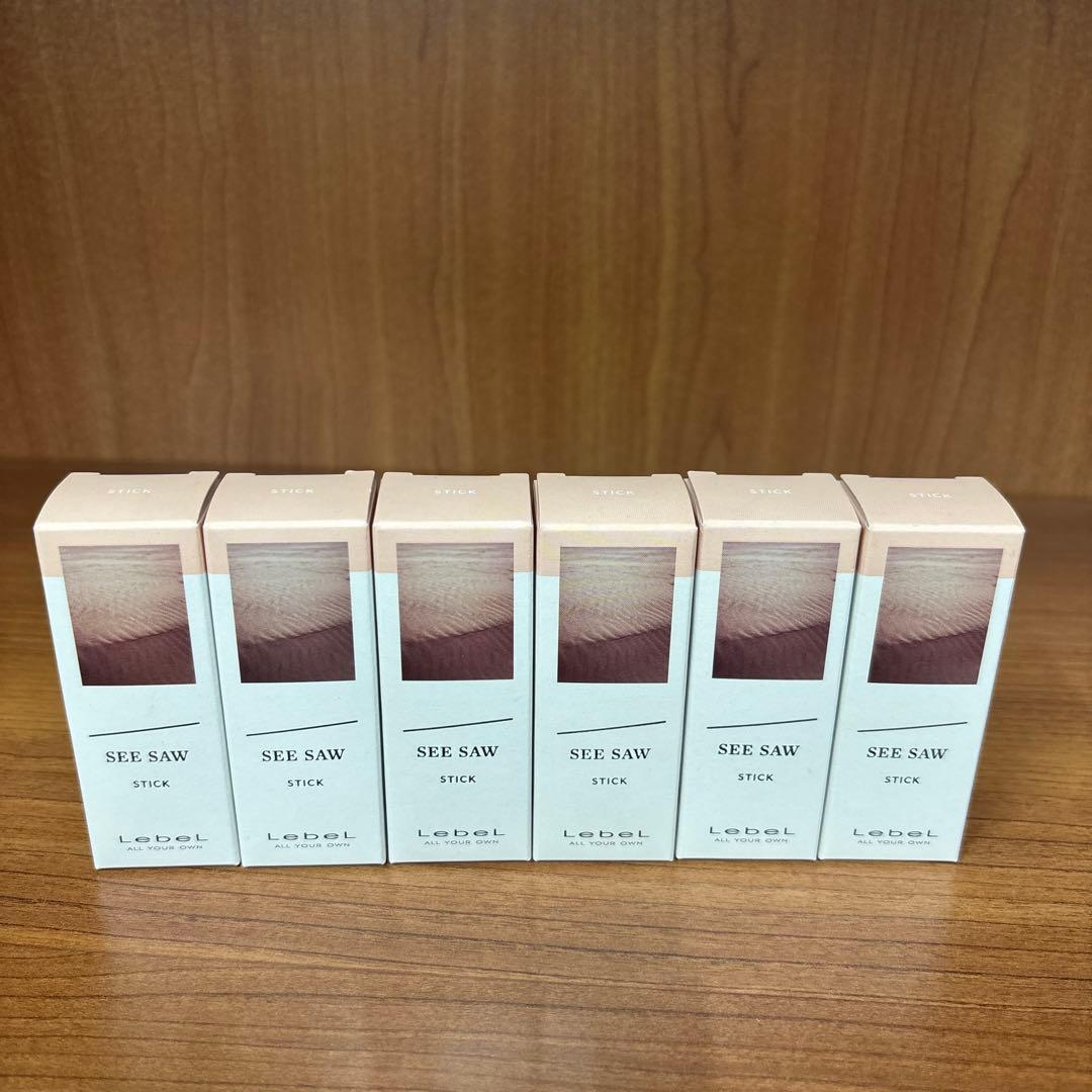 【6本セット】SEE SAW STICK ヘアメイクスティック ルベル