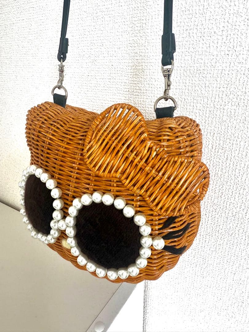 【完売品・希少】アジョリー　ハローキティ　コラボ　かごバッグ