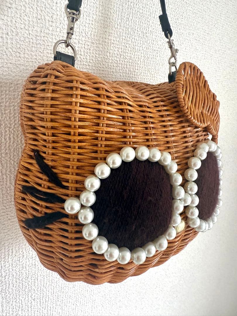 【完売品・希少】アジョリー　ハローキティ　コラボ　かごバッグ