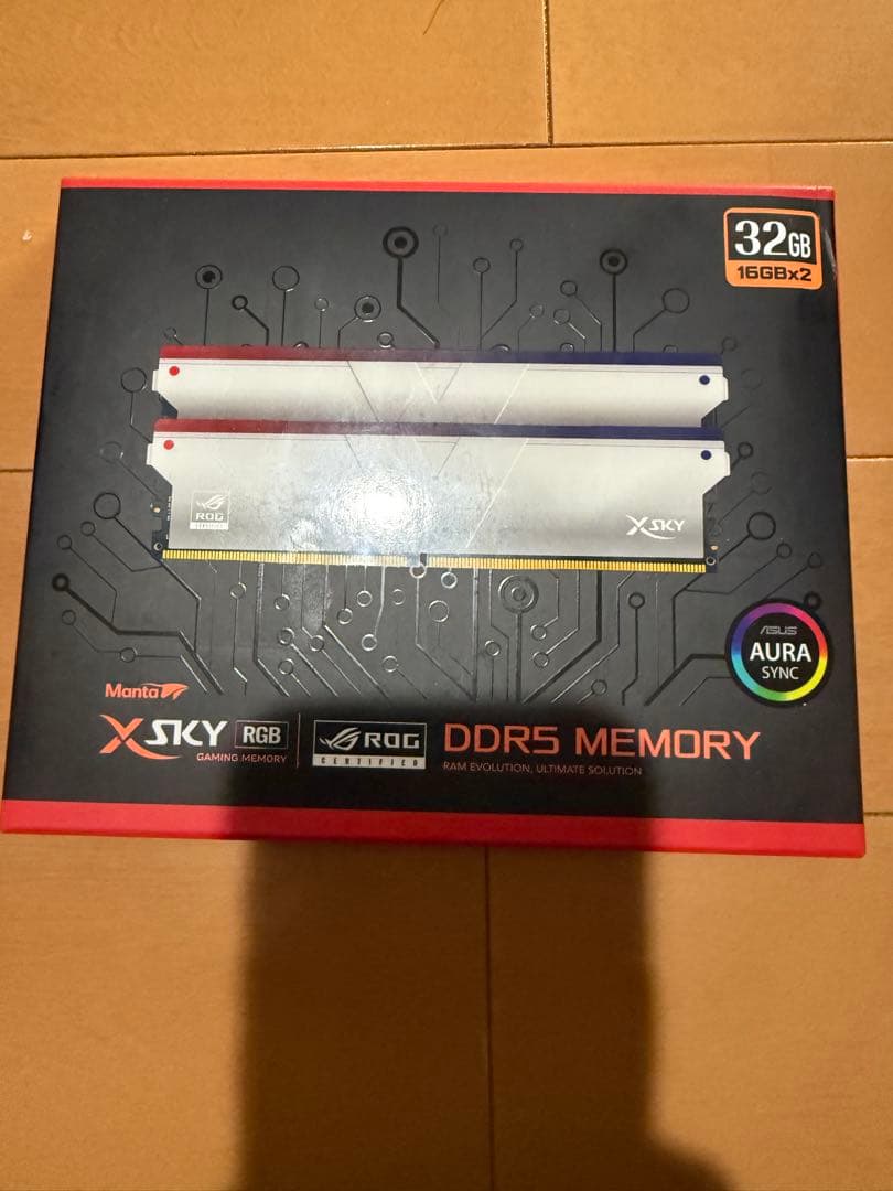 メモリー XSKY ROG MANTIS DDR5 16GBx2 7200MHz