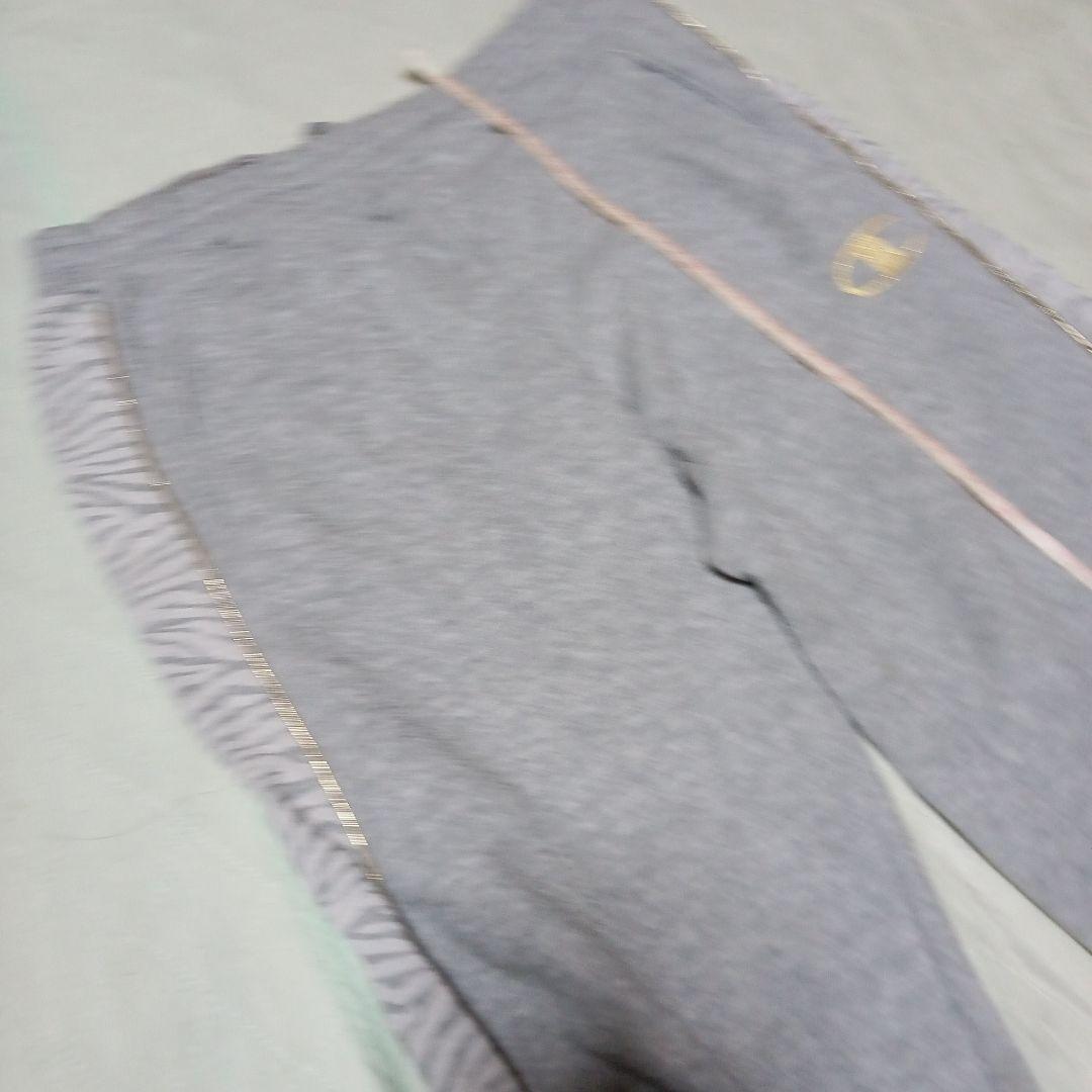 【K】Championトレーナー 上下 グレー ゼブラ模様