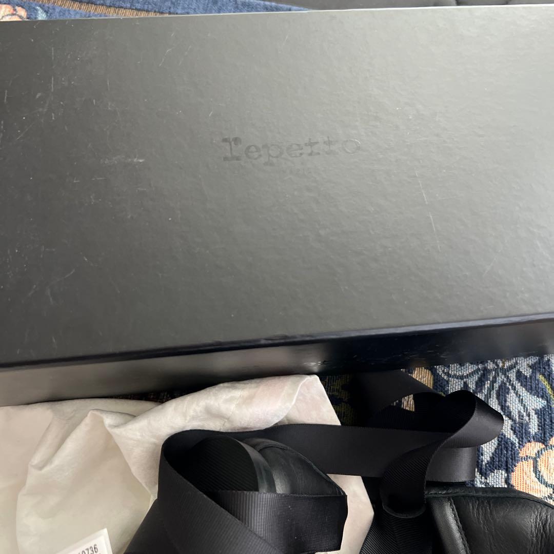 リリー様売約済み　タイムセール　レペット　バレリーナ　パンプス　40 ブラック