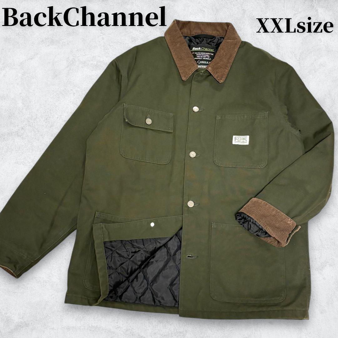 【美品】BackChannel カバーオール キルティング XXL カーキ