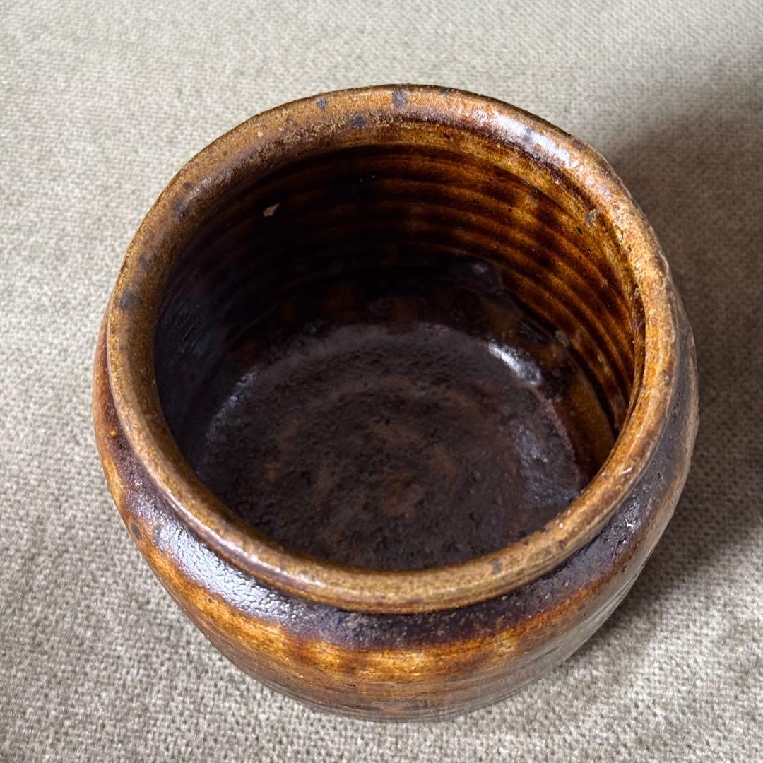 一点もの　余宮隆さん　木蓋・ヘラ付き壺　キャニスター