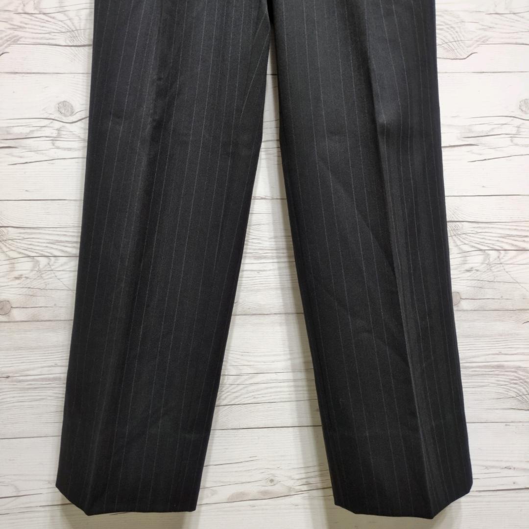 ✨美品✨イヴサンローラン ダブルスーツ セットアップ 黒 ストライプ 万能 式典