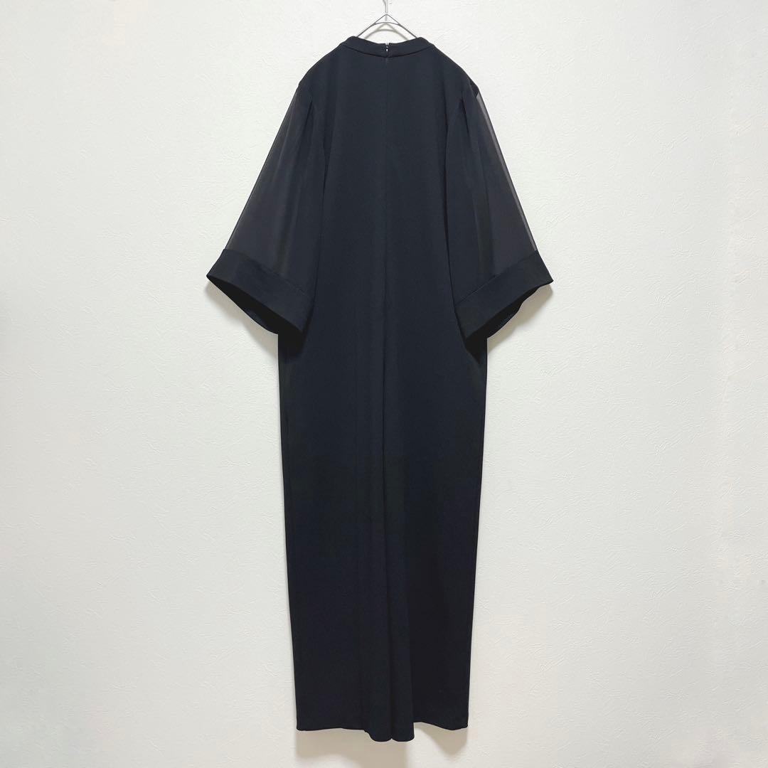 【resilレジル】シアースリーブジャンプスーツ/試着のみ美品/パンツドレス