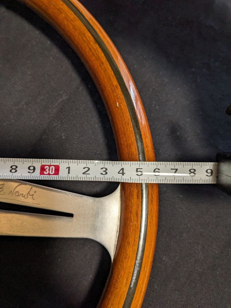 当時物 NARDI ウッド ステアリング 36Φ