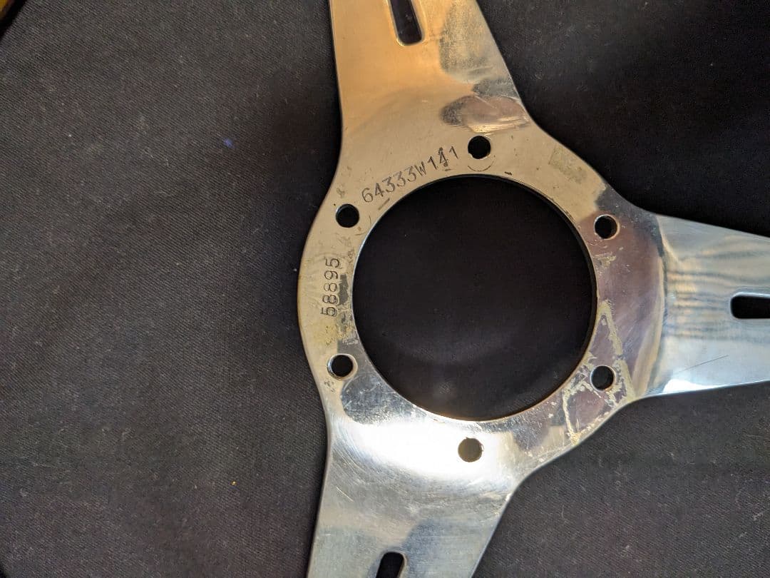 当時物 NARDI ウッド ステアリング 36Φ