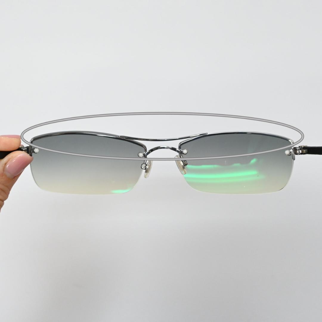 ■ クロムハーツ リムレスサングラス シルバー925×チタン 47685★年