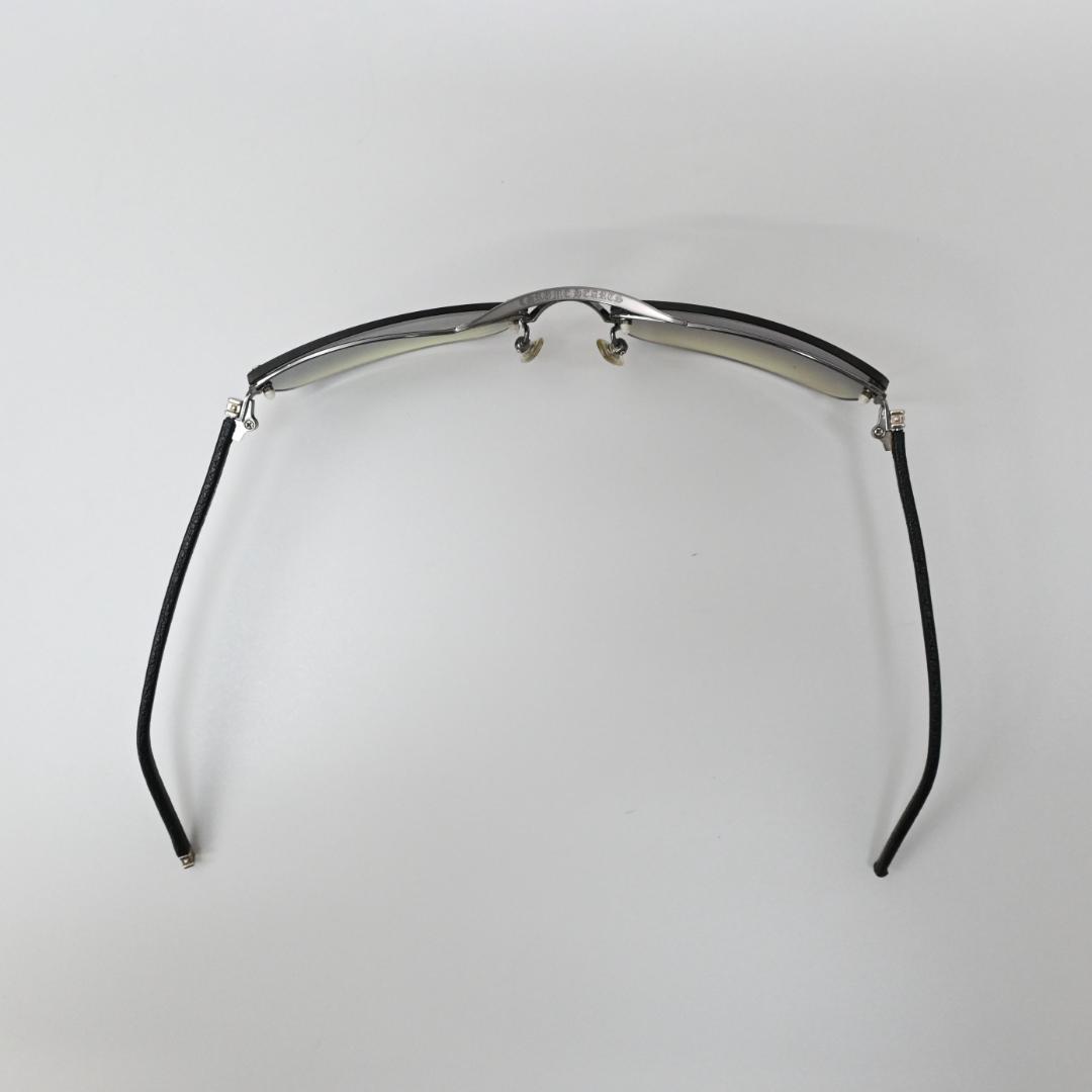 ■ クロムハーツ リムレスサングラス シルバー925×チタン 47685★年