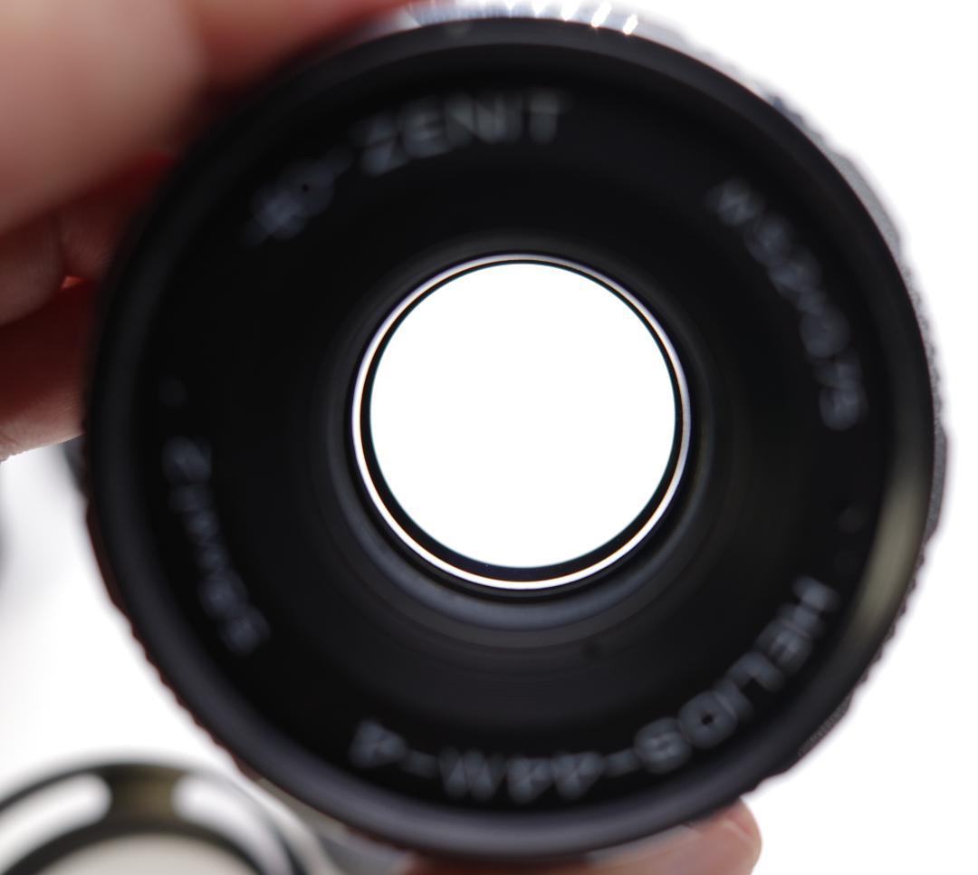12 新品未使用　ぐるぐるボケレンズ　ヘリオス　44M-4　M42アダプター付