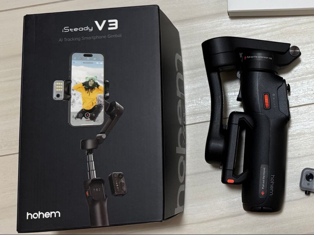 hohem V3 スマホジンバル 3軸ポータブルスタビライザー