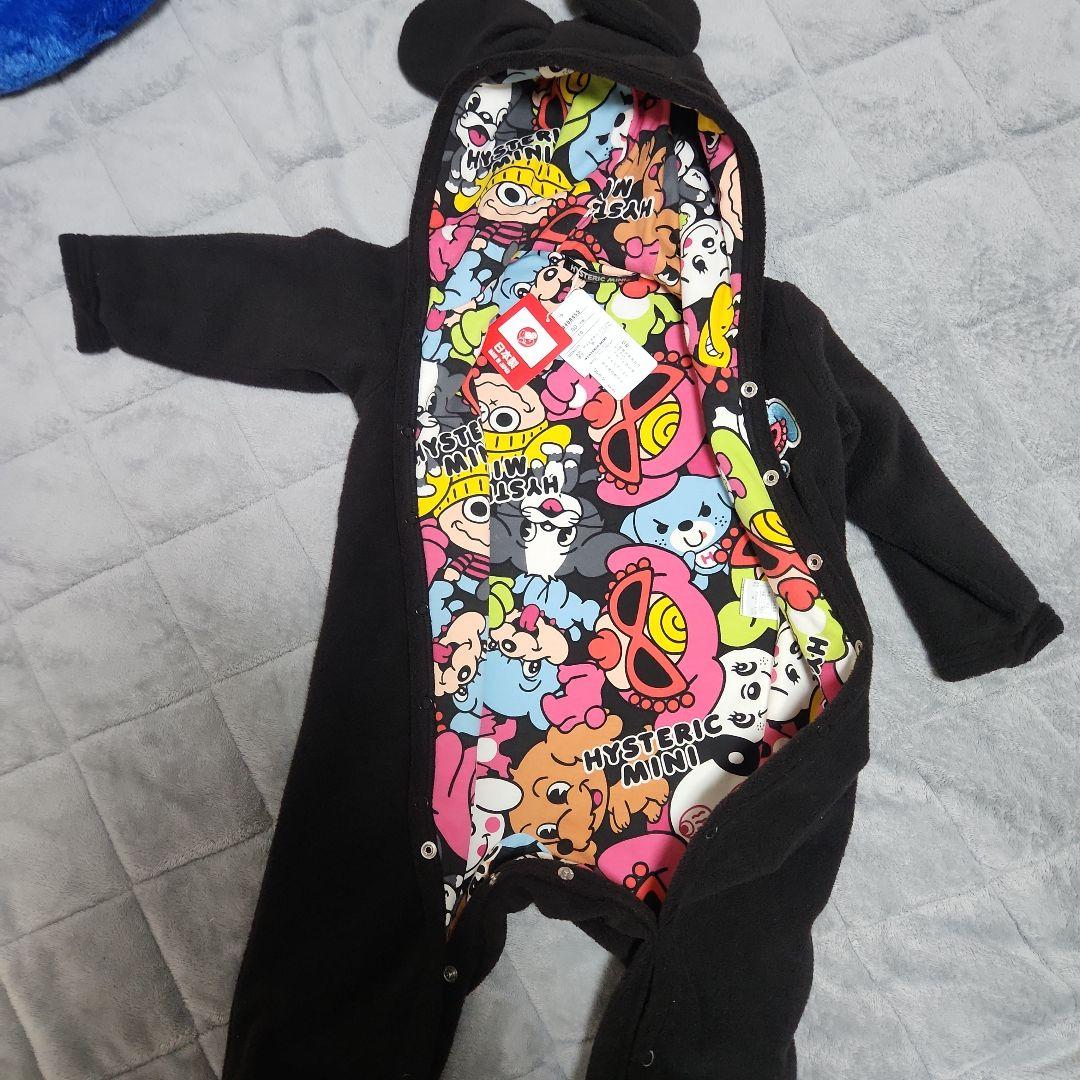 新品タグ付き　HYSTERICMINI ロンパース　80cm　リバーシブル