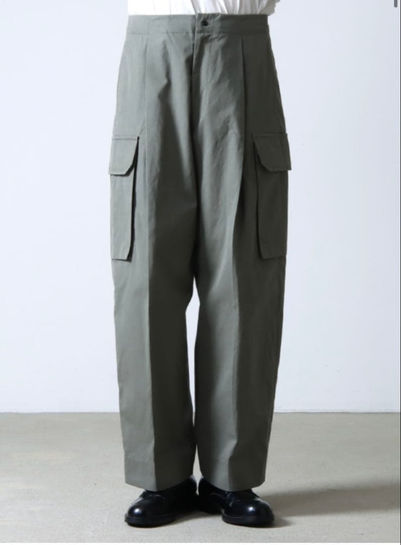 パンツ blurhms 3 Washed Gabardine Super Wide