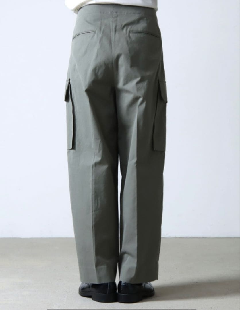 パンツ blurhms 3 Washed Gabardine Super Wide