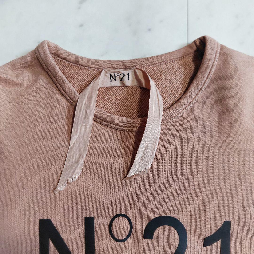 美品♪ サイズ42・LL N°21 ヌメロヴェントゥーノ ビッグロゴ スウェット