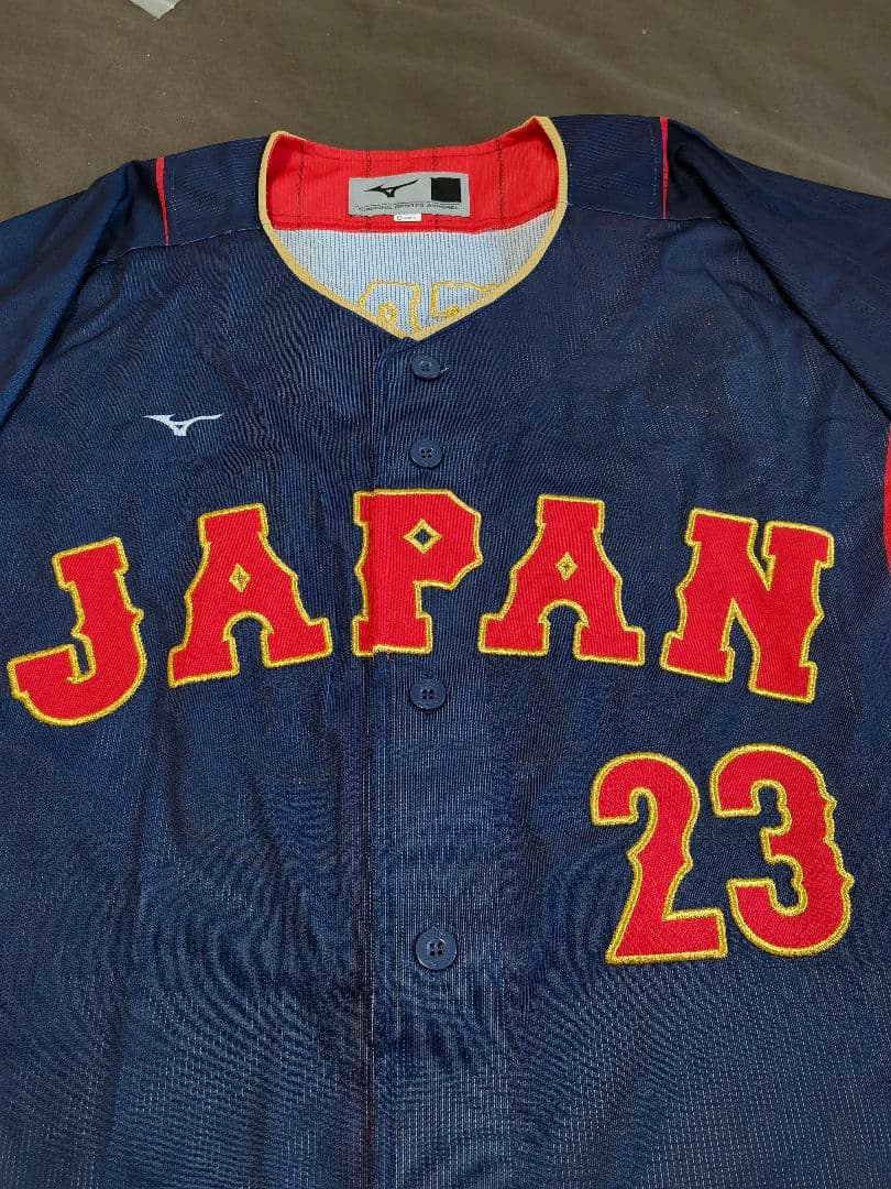 WBC 2023 侍ジャパン 23 ヌートバー 刺繍レプリカユニホーム Oサイズ