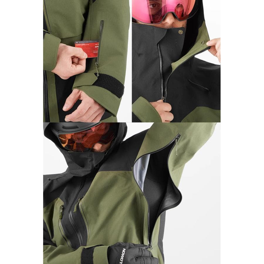 新品 サロモン QST GORE-TEX PRO ジャケット スノー US:M