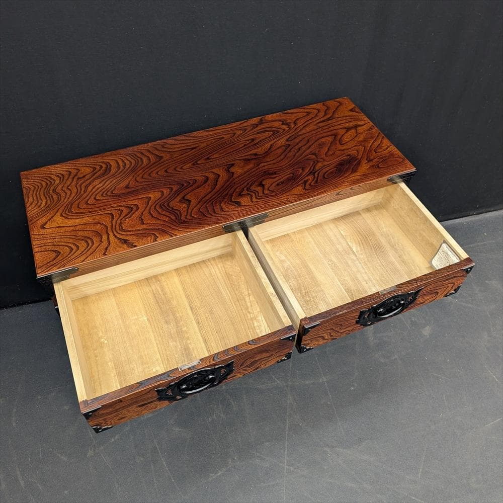 美品　岩谷堂箪笥　欅産業　うるし　欅 ケヤキ　整理箪笥　タンス　箪笥　チェスト