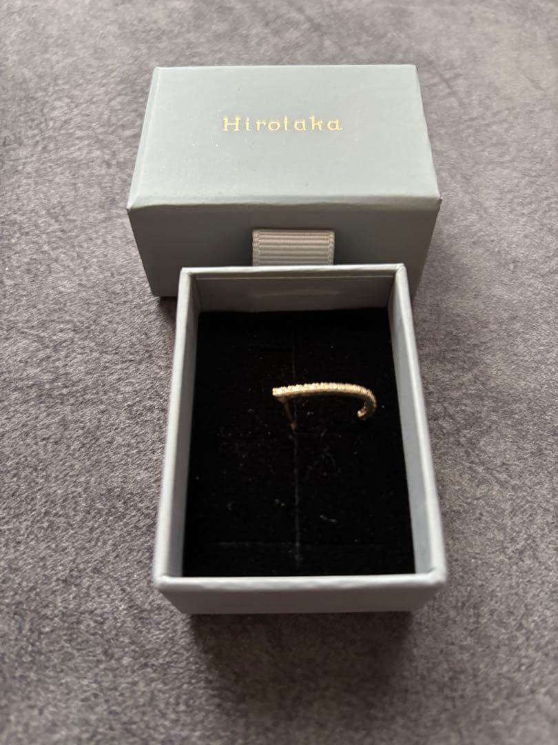 Hirotaka Gossamer ダイヤモンド インナーフック ピアスM