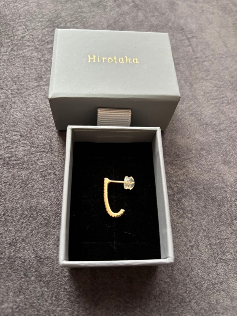 Hirotaka Gossamer ダイヤモンド インナーフック ピアスM