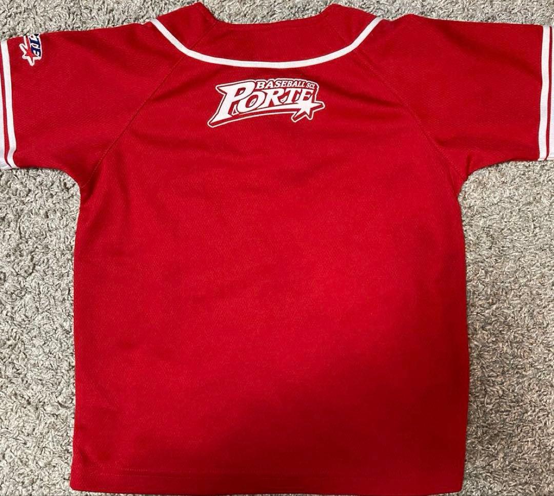 マリROSE野球ユニホームPORTE ジャケット付き　130cm