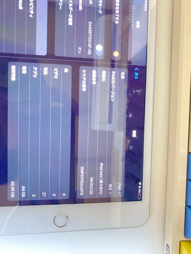 Apple iPad mini 5Wi-Fi + Cellular シルバー