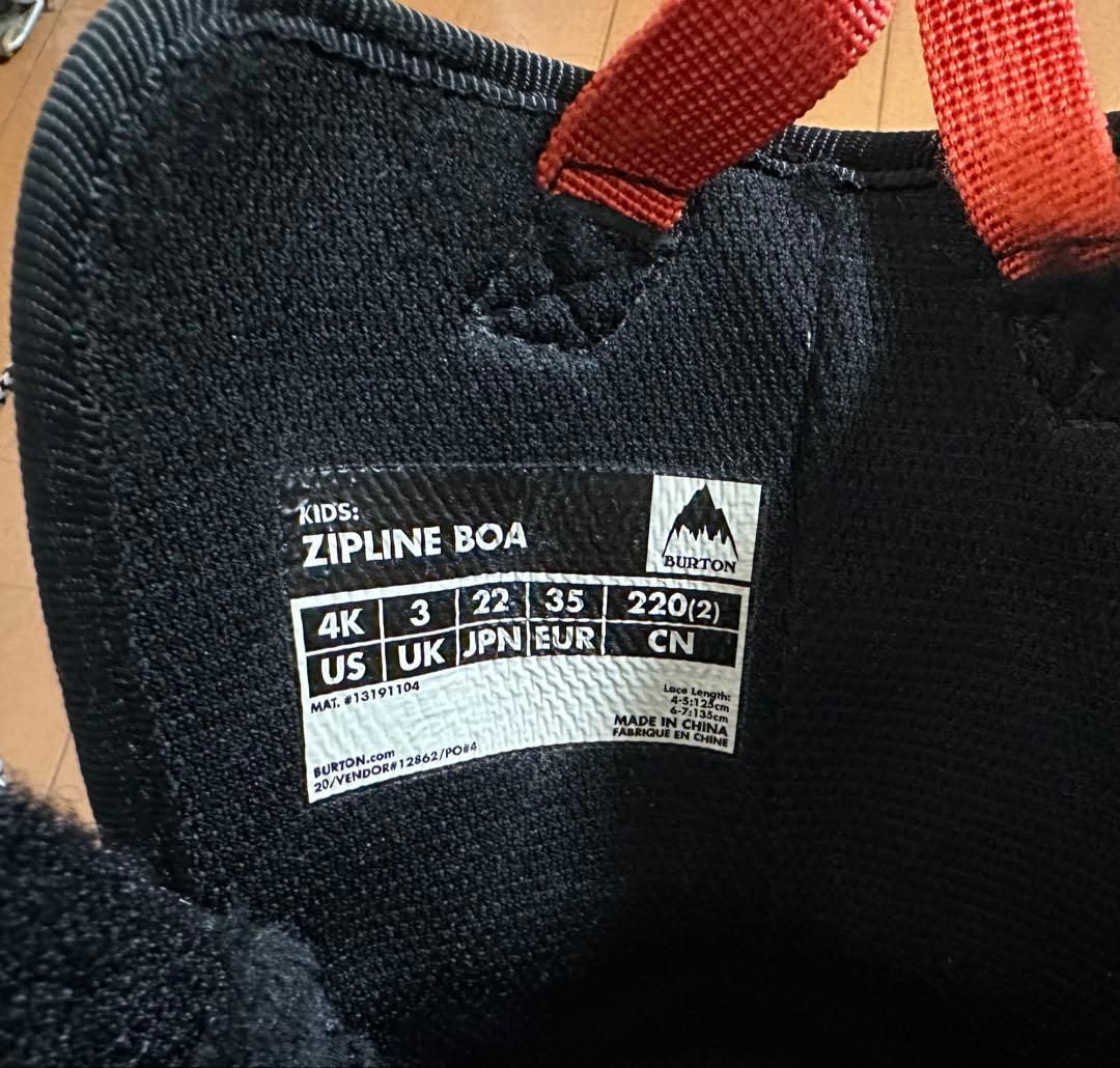 BURTON スノーボードブーツ キッズ 22cm