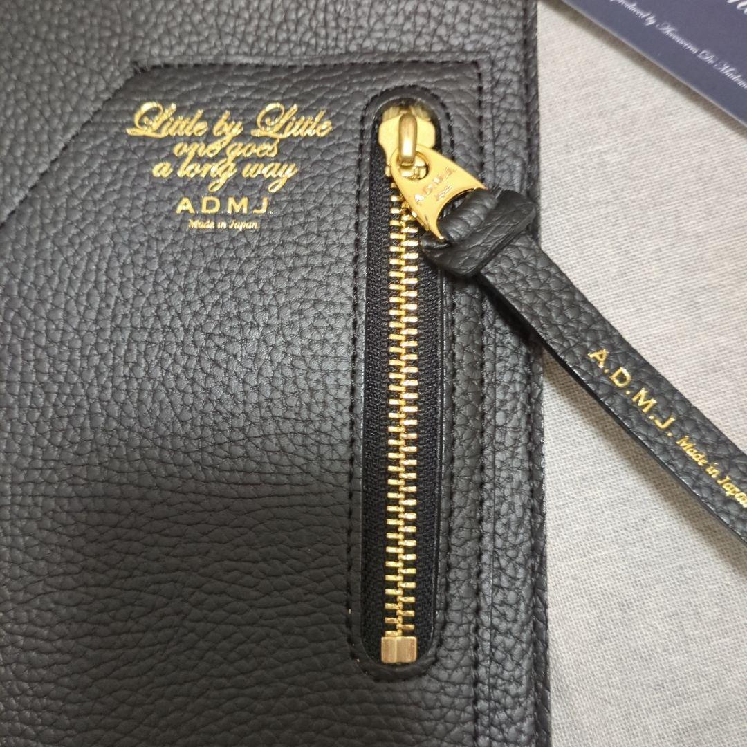 ☘️[新品未使用]ADMJショルダーバックマルチポーチモバイルポーチ　Black