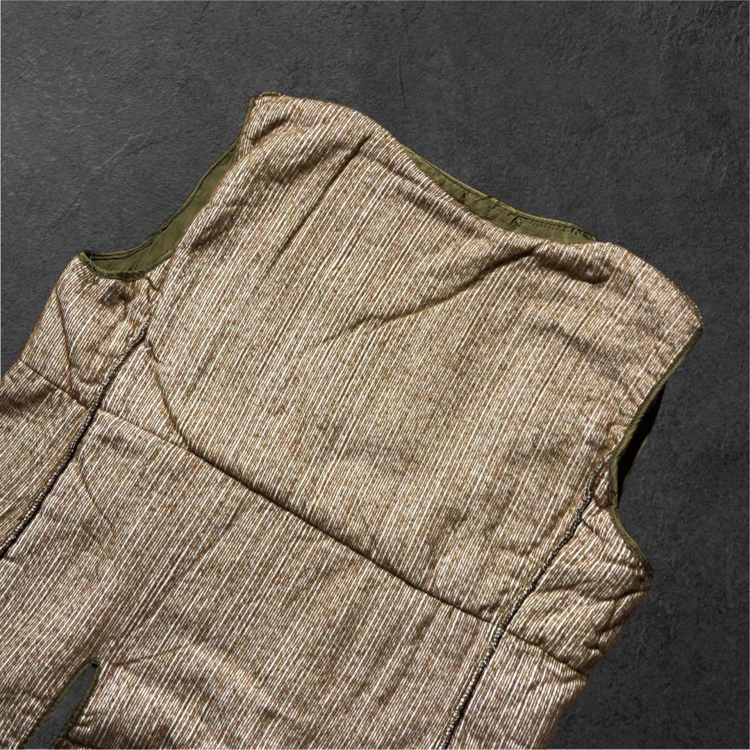 イタリア軍 ボアライナーベスト グランパコア カーキ 茶