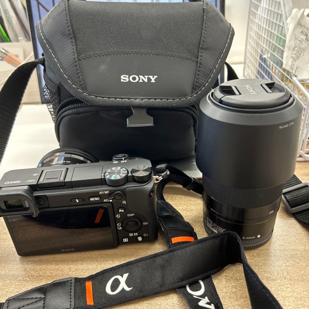 SONY α6400 ミラーレス一眼 本体とレンズ