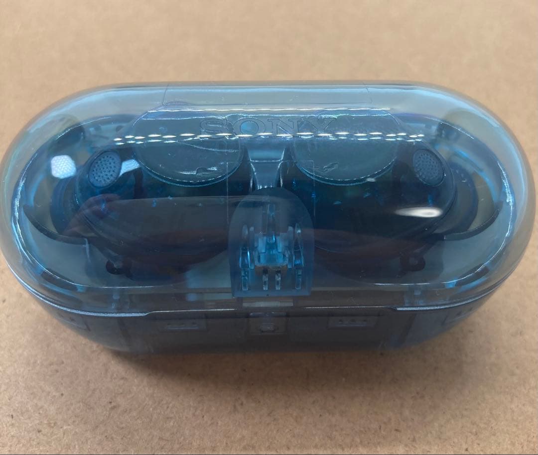 【美品】SONY WF-C710N【グラスブルー充電ケース】