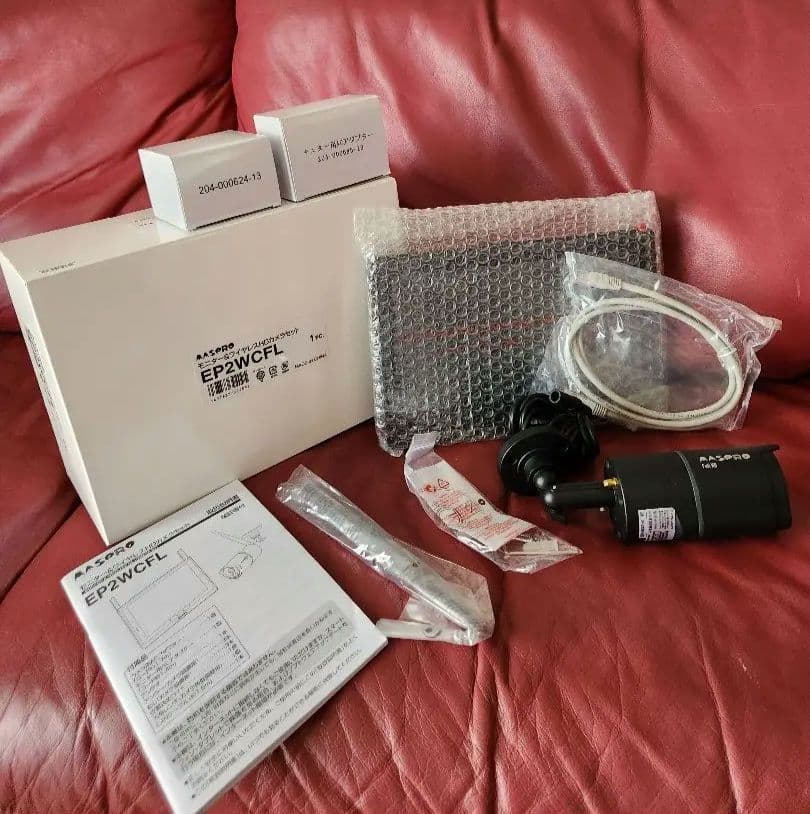 ◾新品◾　マスプロ防犯カメラ　カメラ&モニター　10.1インチモニター　未使用品