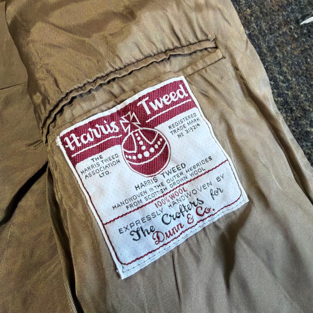 極上　70s Dunn&co ハリスツイード　テーラードジャケット　アナトミカ