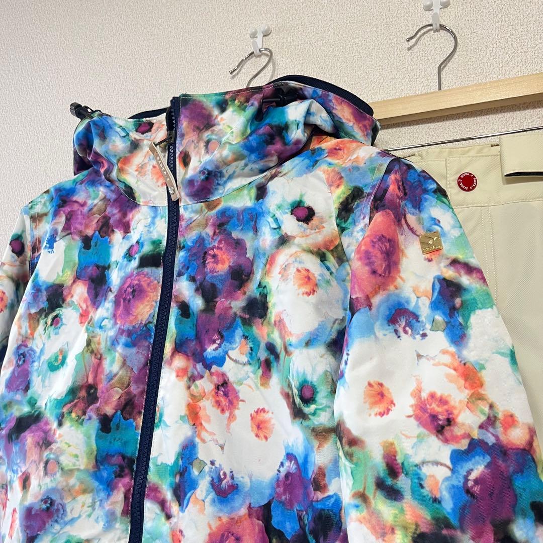 【極美品】sista.Jスキー スノボ ウェア 上下セット レディースS 総柄