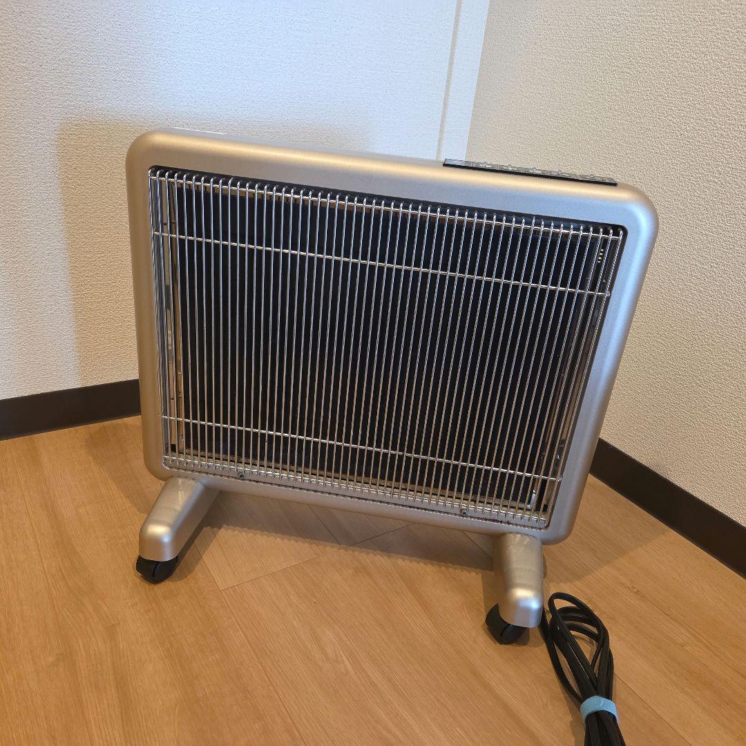 電気ヒーター ポータブル シルバー