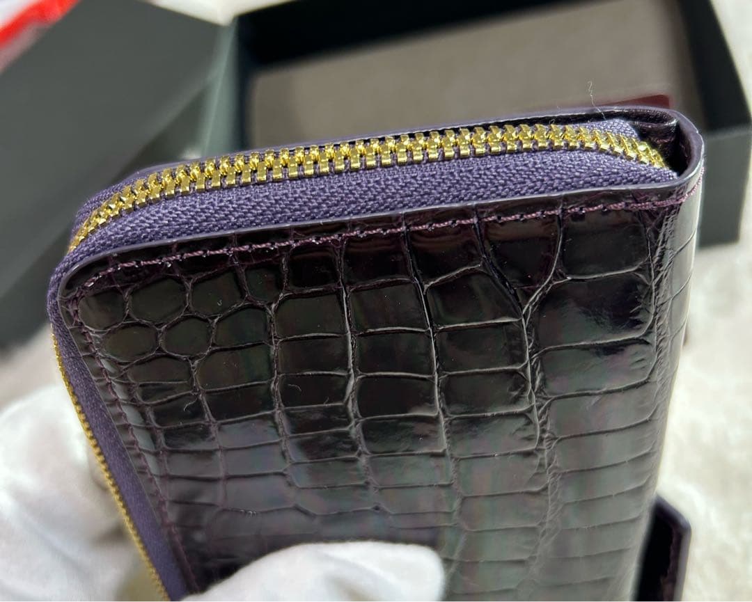 三京商会　クロコダイル折り財布