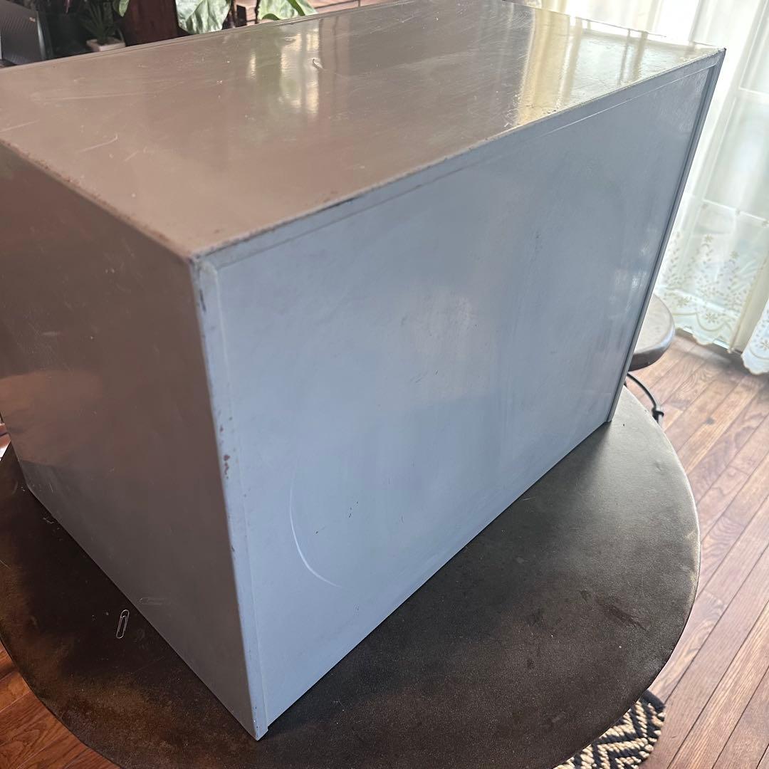 ビンテージ　スチール　シャッターケース　シャッタートレー　トレーキャビネット