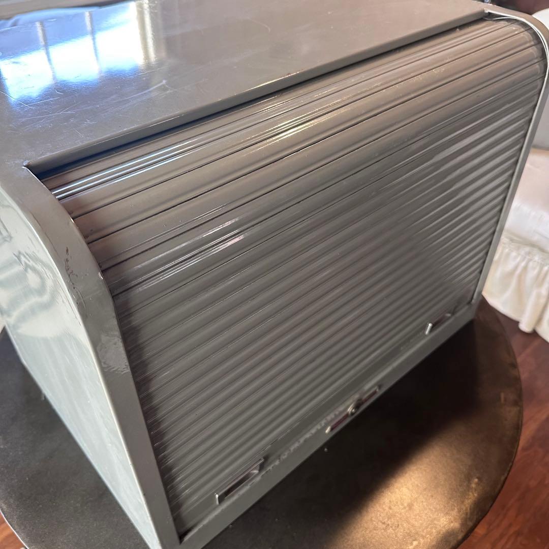 ビンテージ　スチール　シャッターケース　シャッタートレー　トレーキャビネット