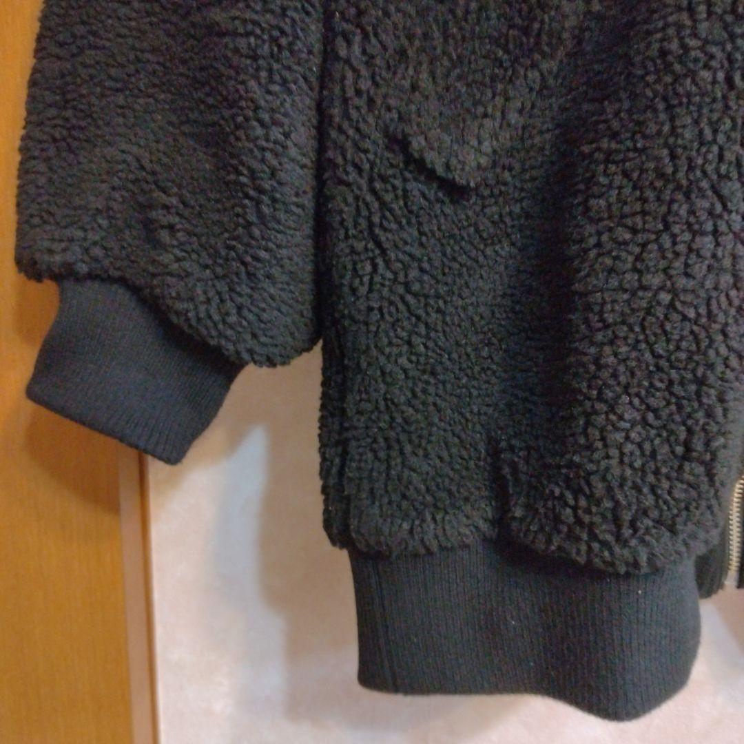 ★SHIPS any★ レディース　アウター　ボア　コクーン　ジップブルゾン