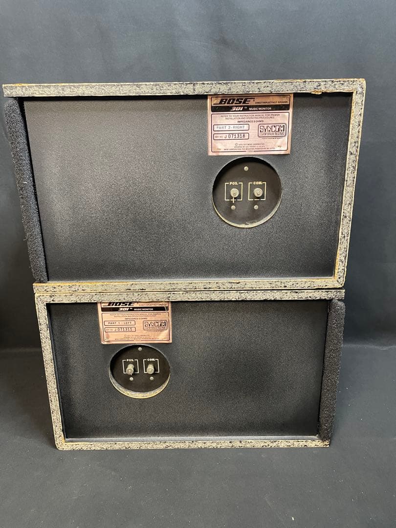 ボーズ 301 ミュージック モニター スピーカーセット　ジャンク　12141