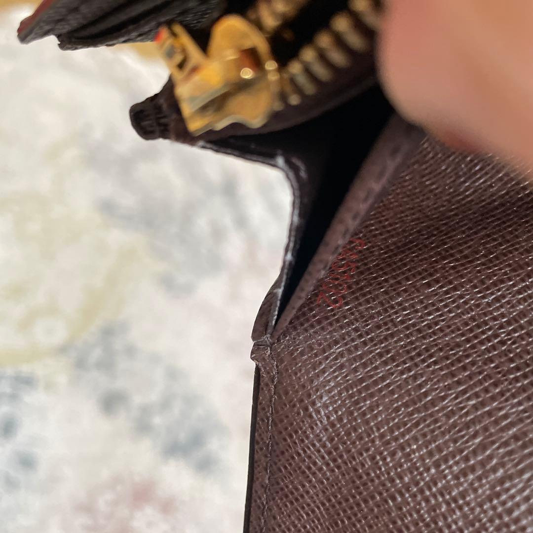 Louis Vuitton ダミエ・キャンバス 長財布　美品