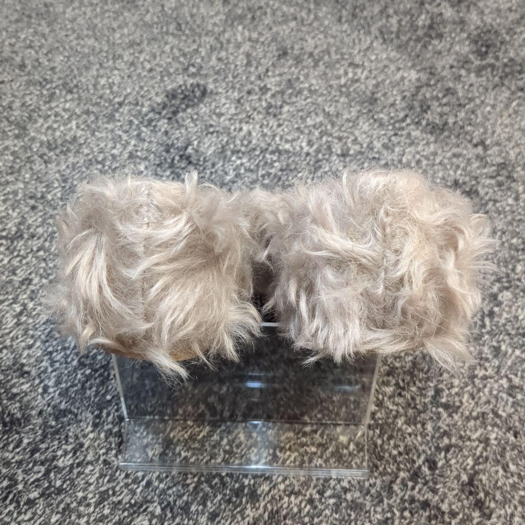 ピッピシック フラットシューズ パンプス ビジュー ファー jewelry