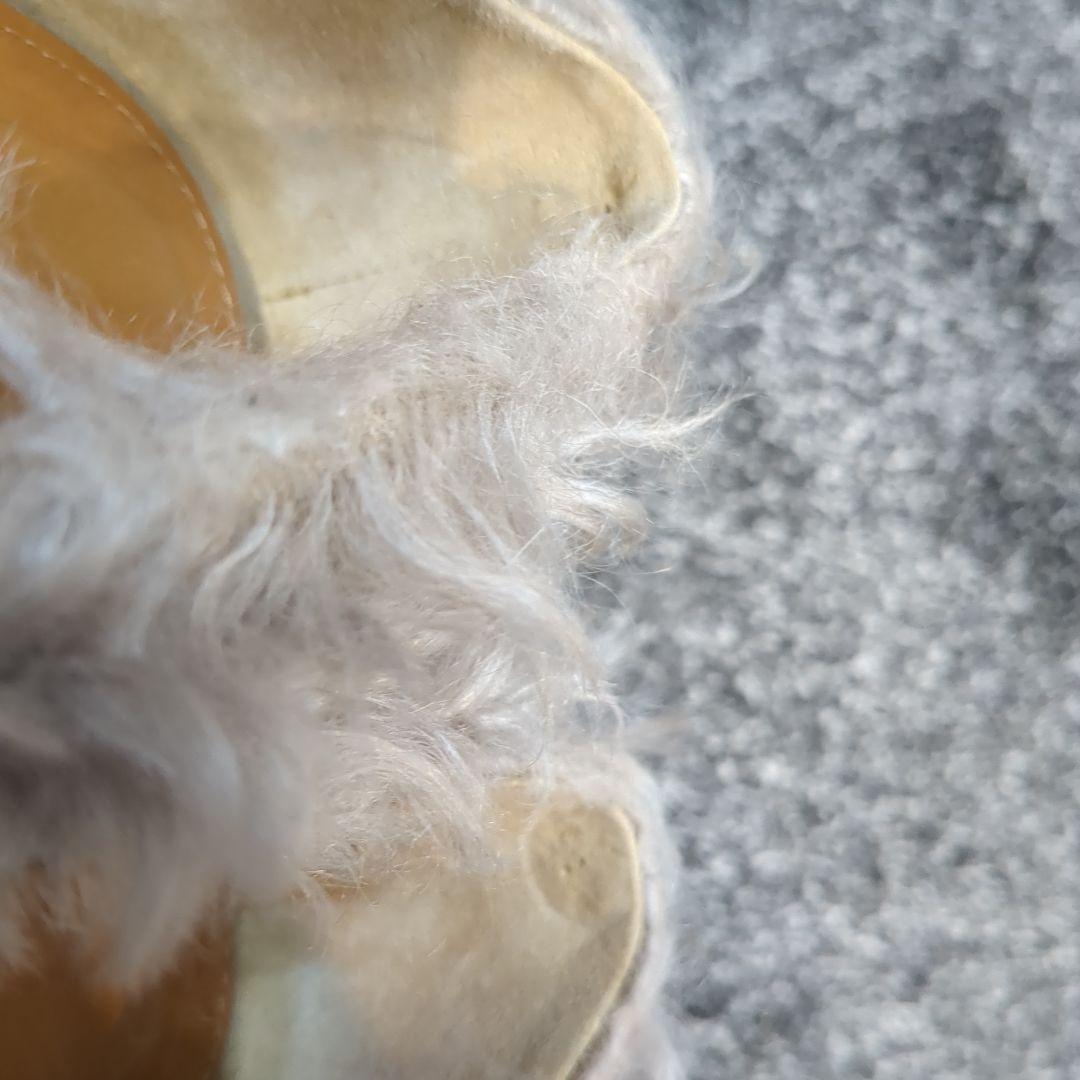 ピッピシック フラットシューズ パンプス ビジュー ファー jewelry